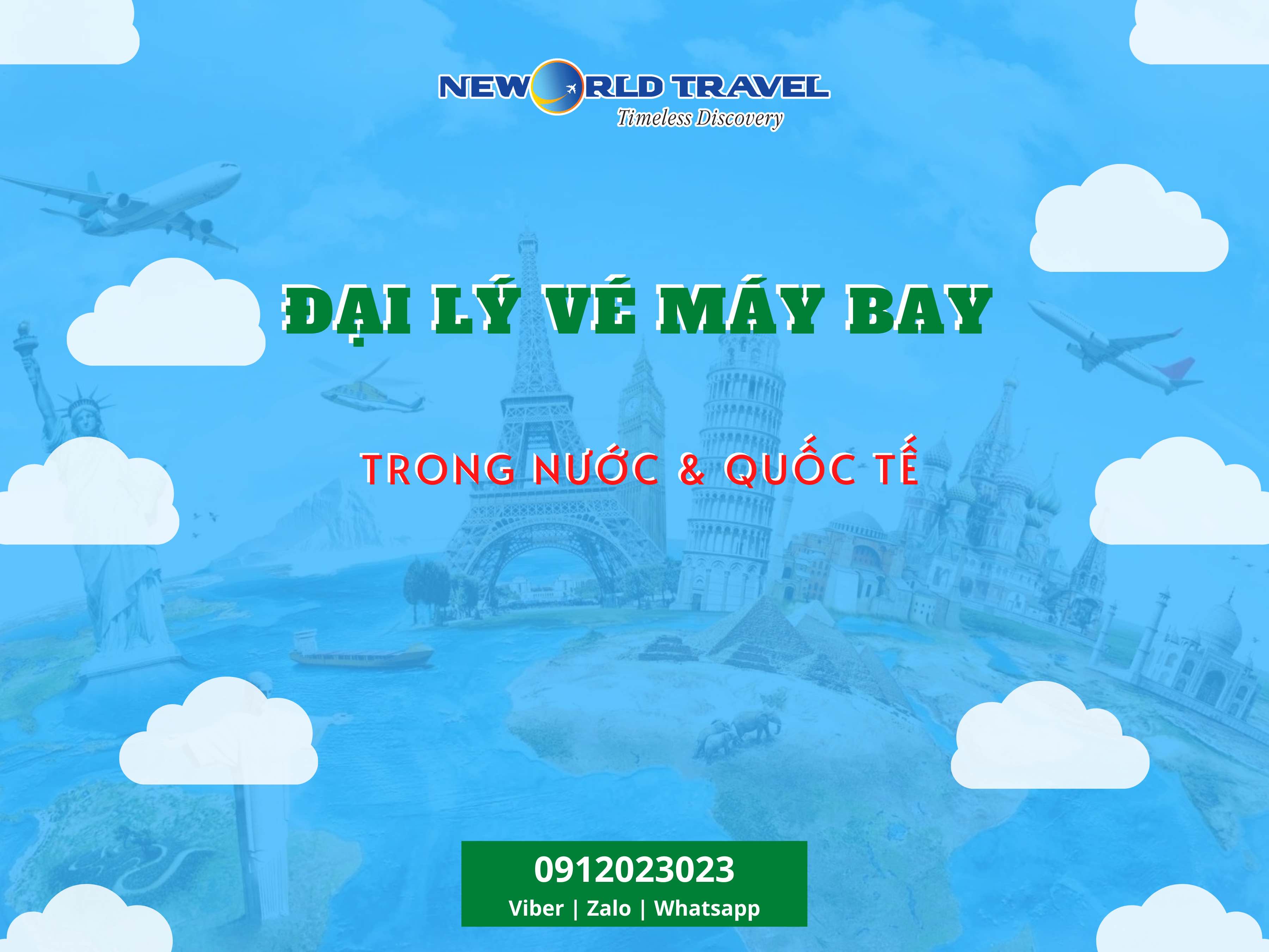 Phòng vé máy bay New World Travel