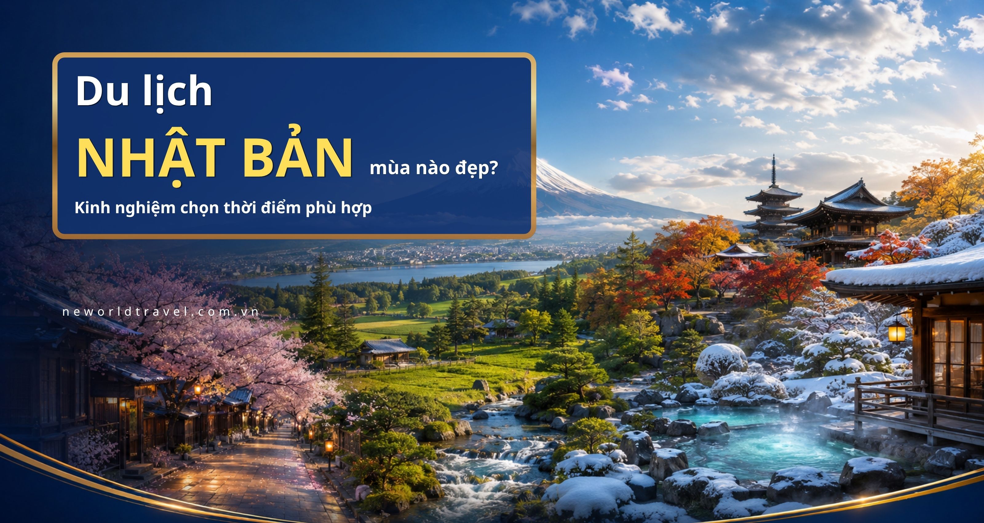 Du lịch Nhật Bản mùa nào đẹp? Kinh nghiệm chọn thời điểm phù hợp