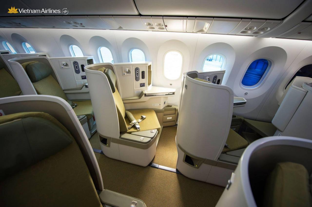 Hướng dẫn sử dụng ghế Hạng thương gia của VNA