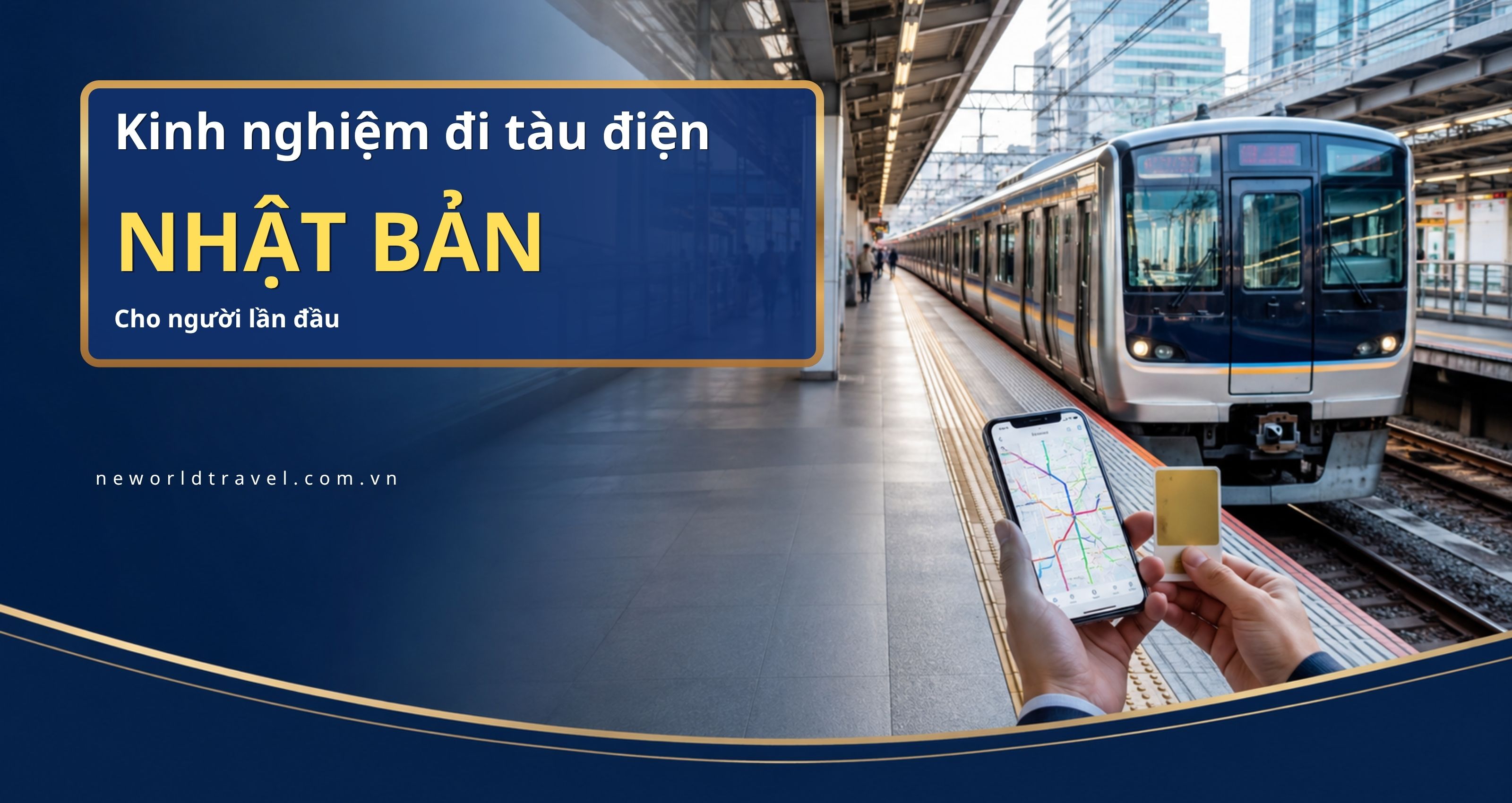 Kinh nghiệm đi tàu điện tại Nhật Bản cho người lần đầu