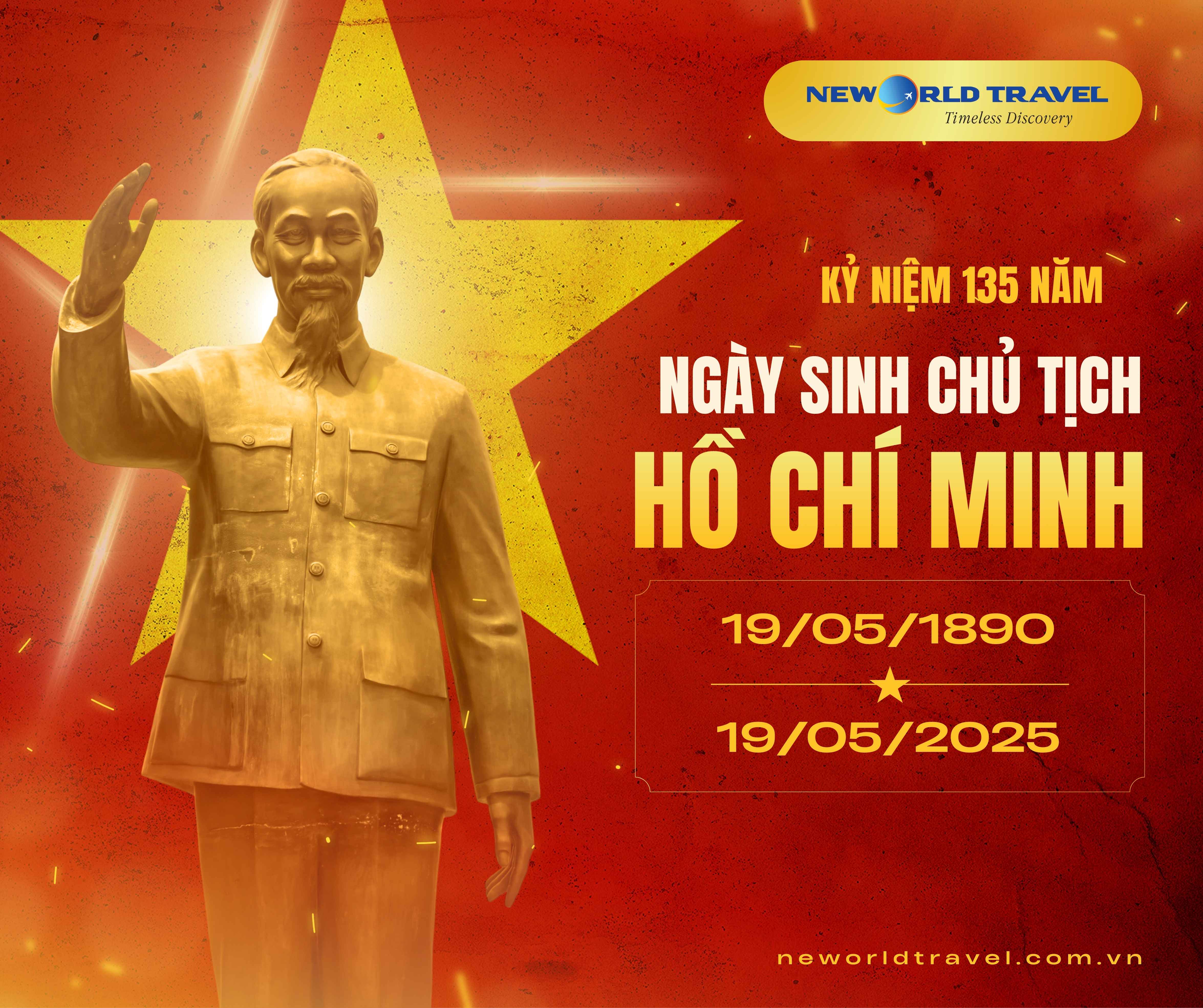 Nhiệt liệt chào mừng 135 năm Ngày sinh Chủ tịch Hồ Chí Minh vĩ đại (19/05/1890 🇻🇳 19/05/2025)