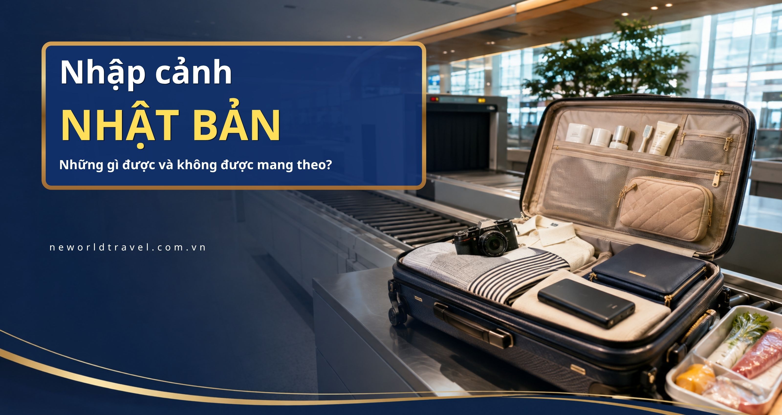 Nhập cảnh Nhật Bản: Những gì được và không được mang theo?