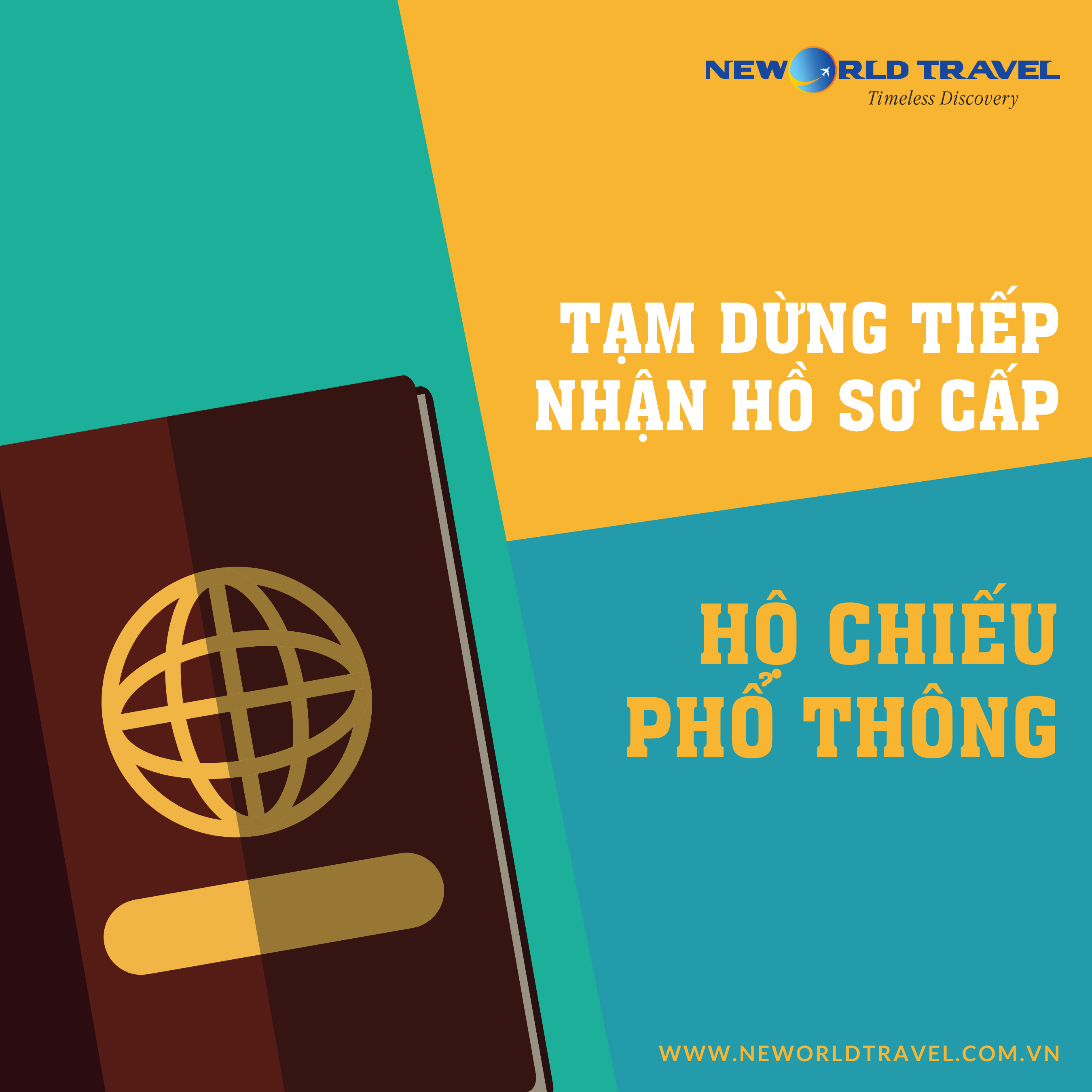 TẠM DỪNG TIẾP NHẬN HỒ SƠ CẤP HỘ CHIẾU PHỔ THÔNG
