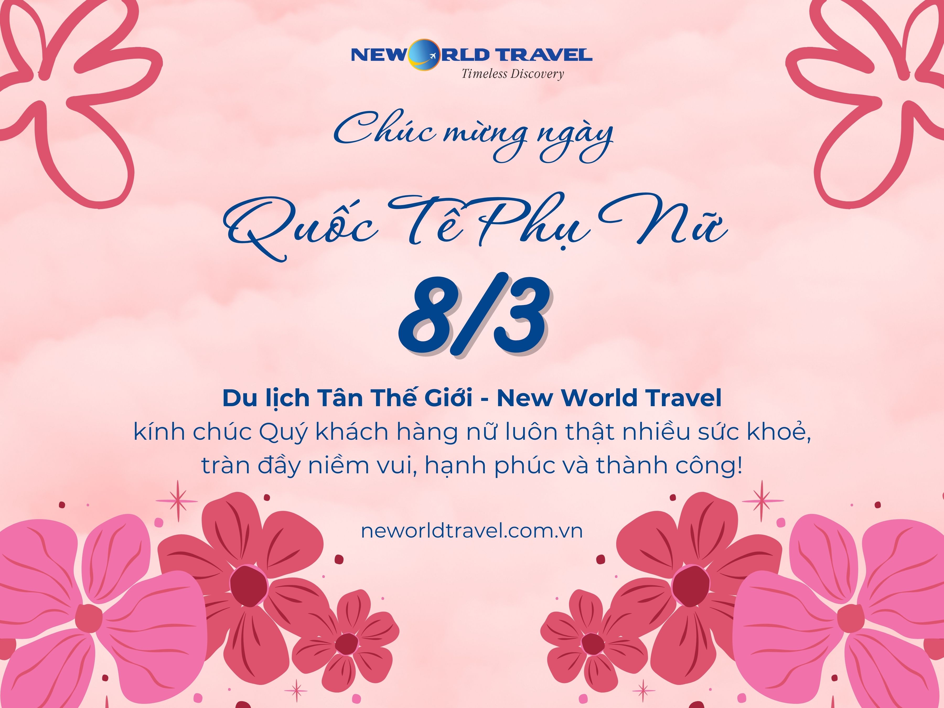 Chúc mừng ngày Quốc Tế Phụ Nữ 8/3