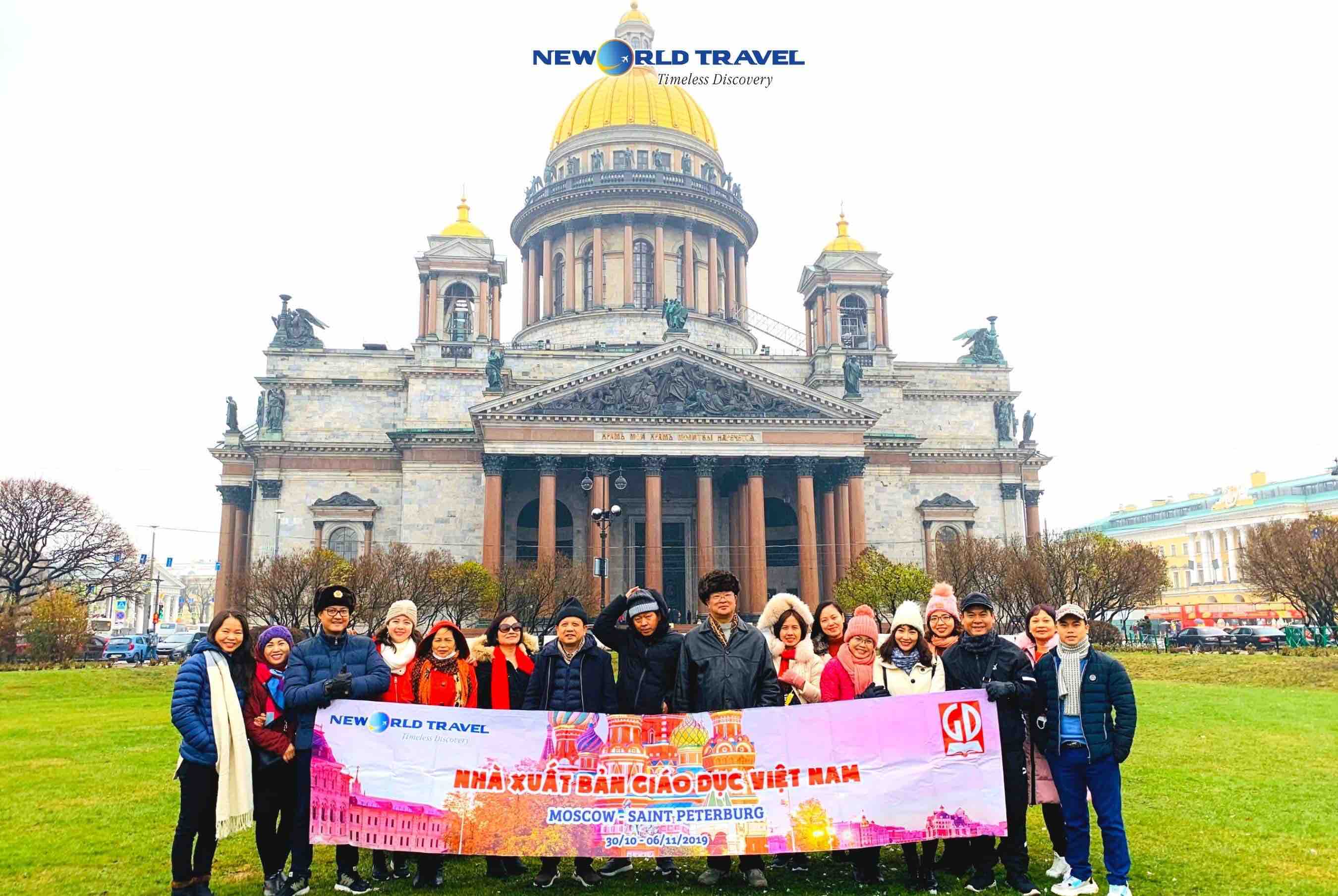 NXBGD VIỆT NAM THAM QUAN MOSCOW - SAINT PETERBURG 30/10-06/11/2019