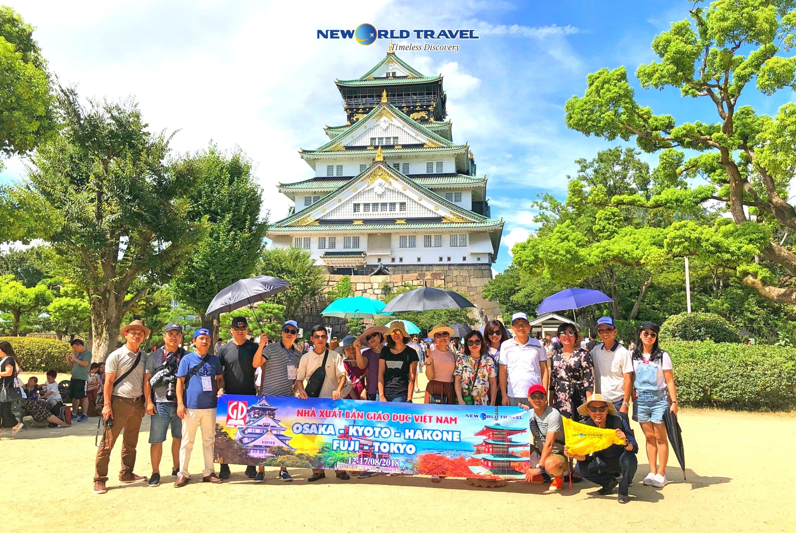 NXBGD VIỆT NAM THAM QUAN OSAKA - KYOTO - HAKONE - FUJI - TOKYO 12-17/08/2018