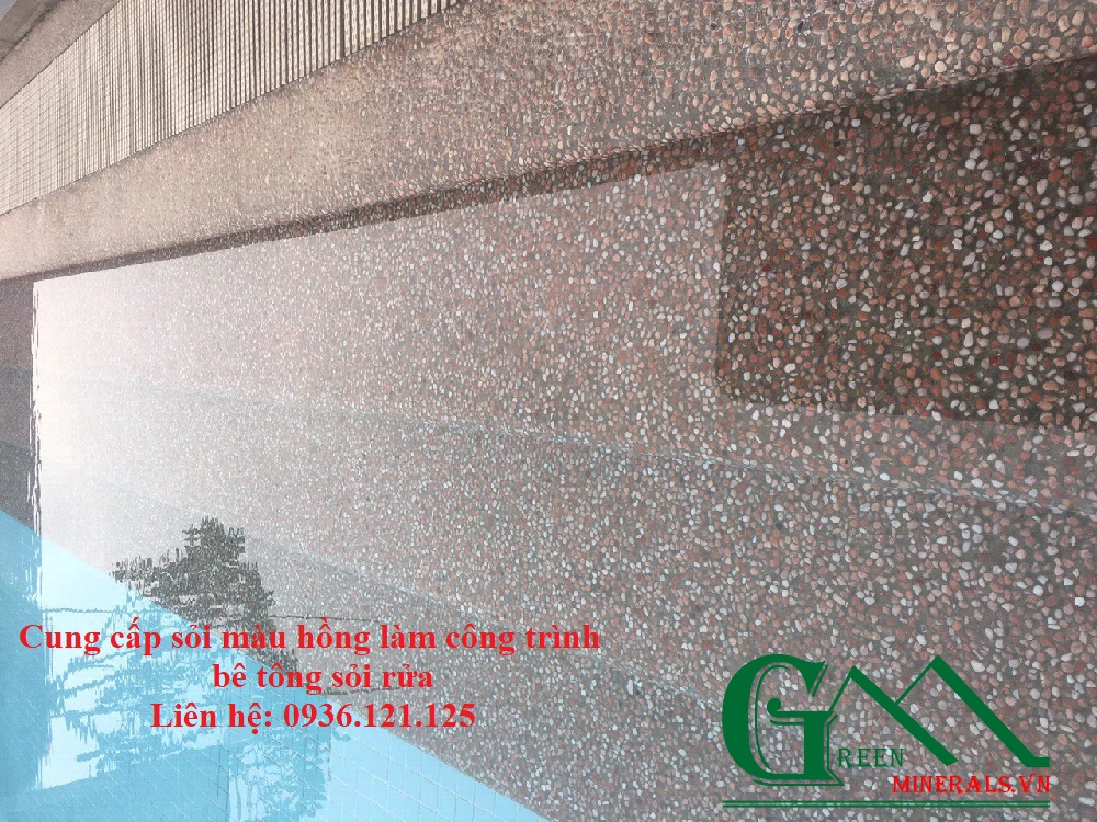 sỏi làm bê tông sỏi rửa