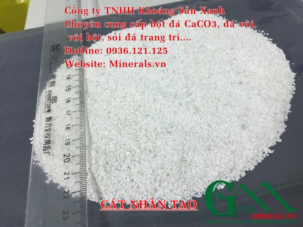 cát trắng nhân tạo