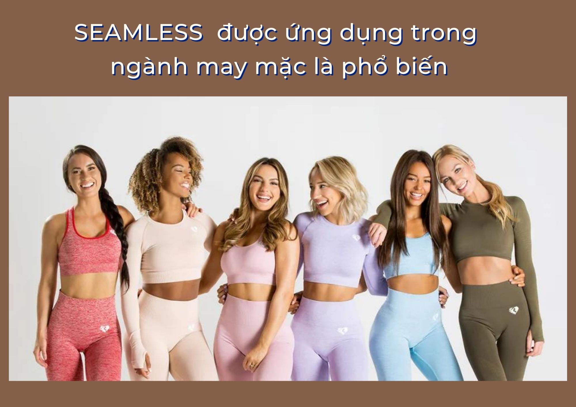 seamless ứng dụng trong nghành may mặc