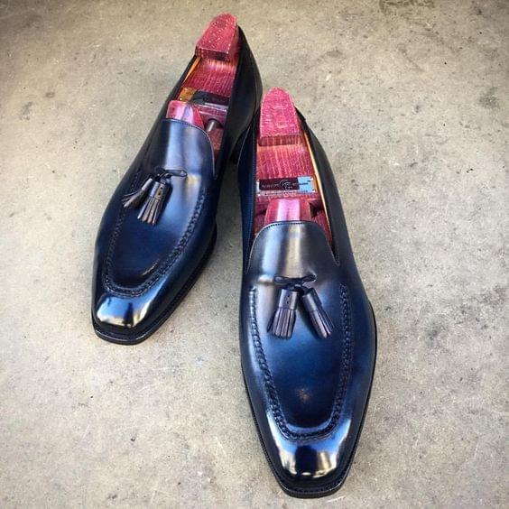 Penny Loafer handmade patina, goodyear welted