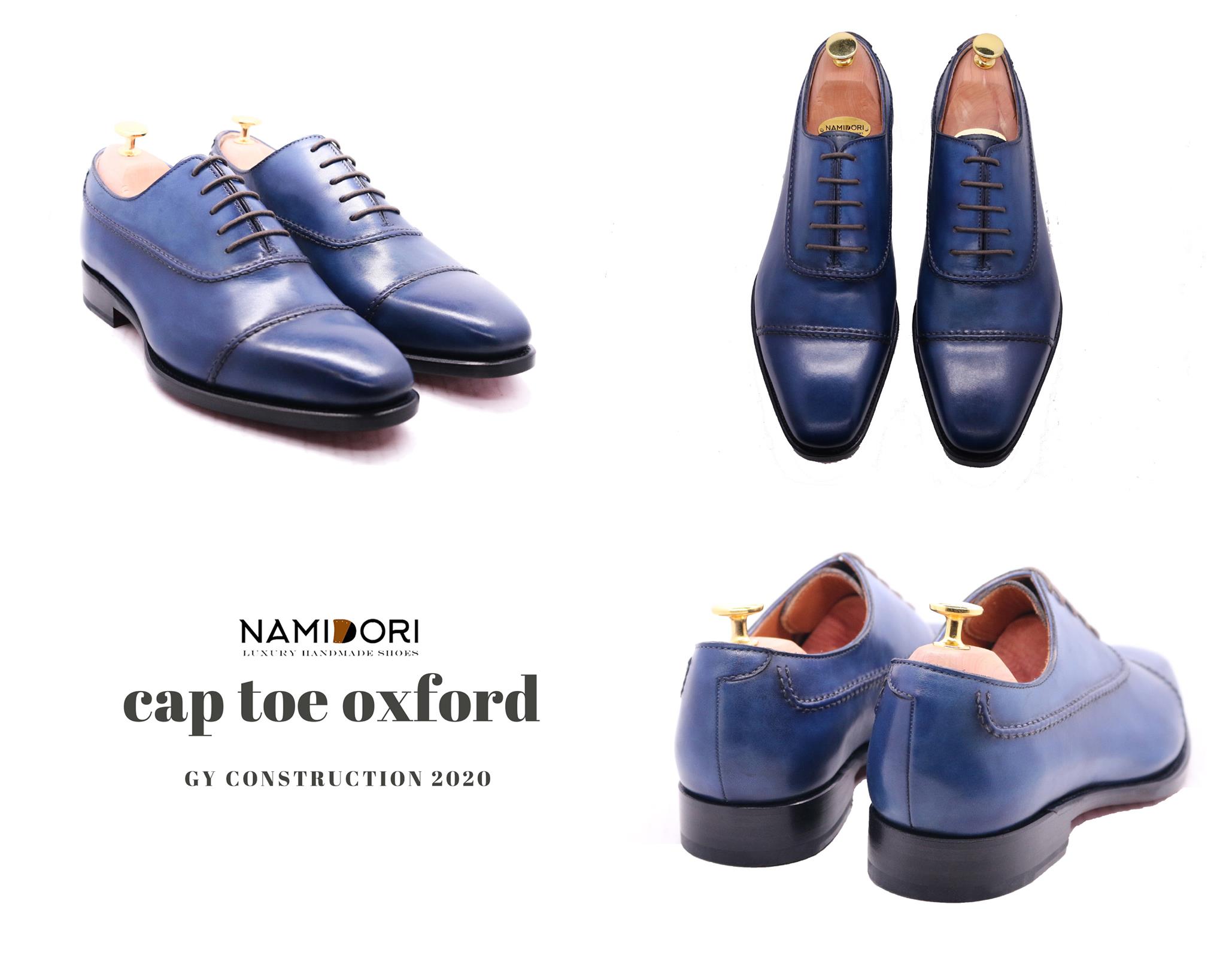 Cap toe Navy