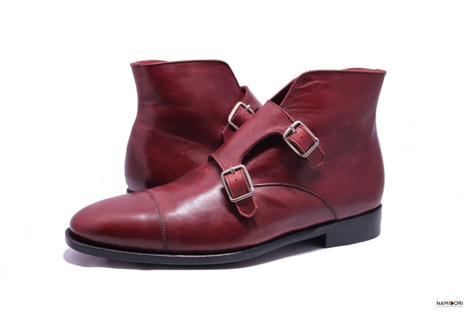 Double monkstrap boots