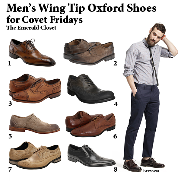 Các kiểu wingtip oxford tại Namidori