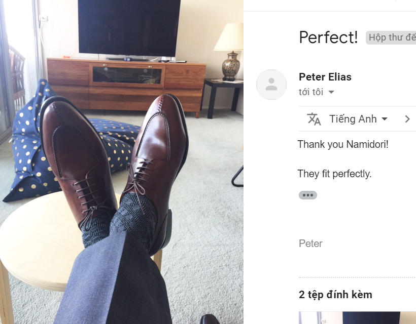 feedback của khách hàng cho Namidori