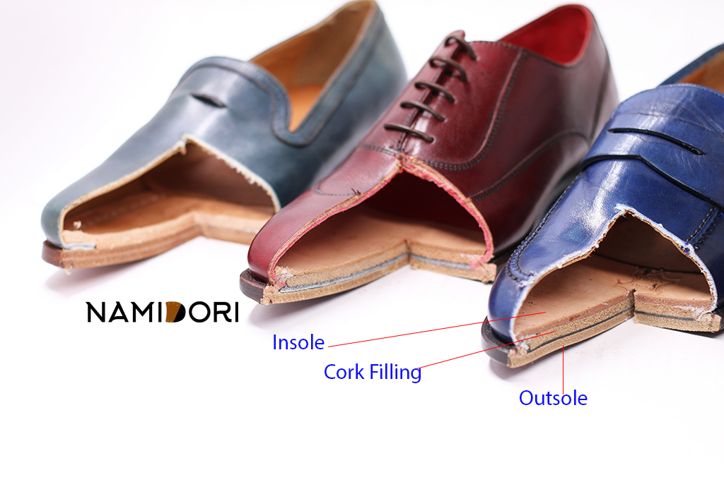 Cấu tạo giày tại Namidori Luxury Handmade Shoes