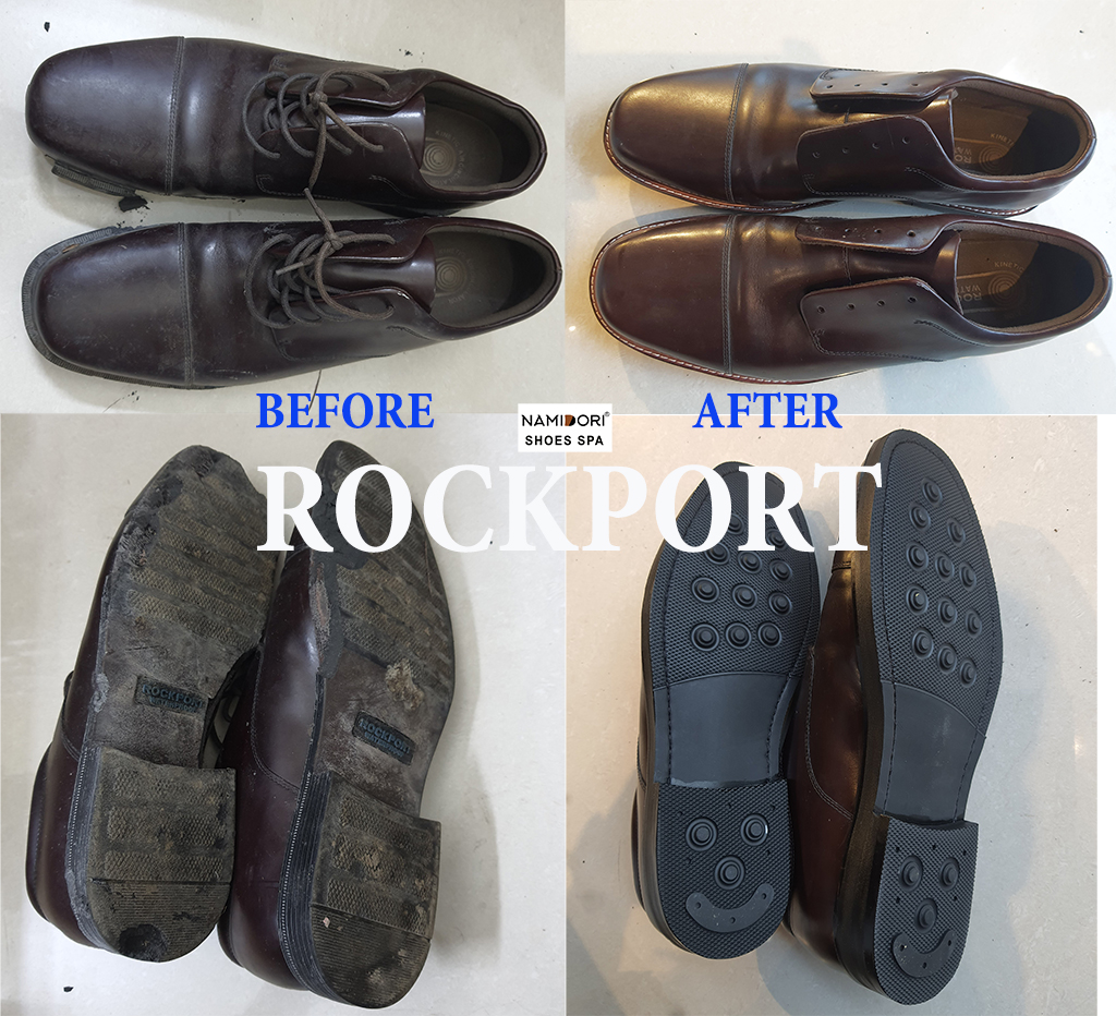 Thay đế giày Rockport tại Namidori Shoes SPA