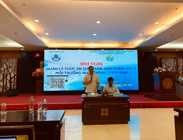 Hội nghị quản lý thức ăn thủy sản,  sản phẩm xử lý môi trường nuôi trồng thủy sản