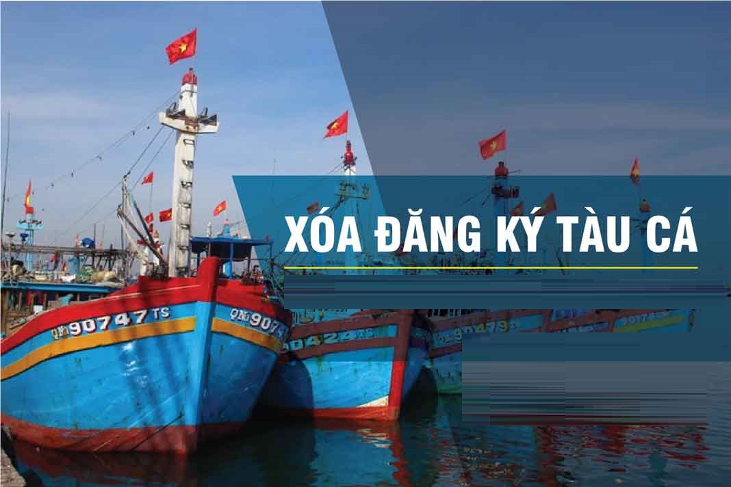 THÔNG BÁO VỀ VIỆC XÓA SỐ ĐĂNG KÝ TÀU CÁ