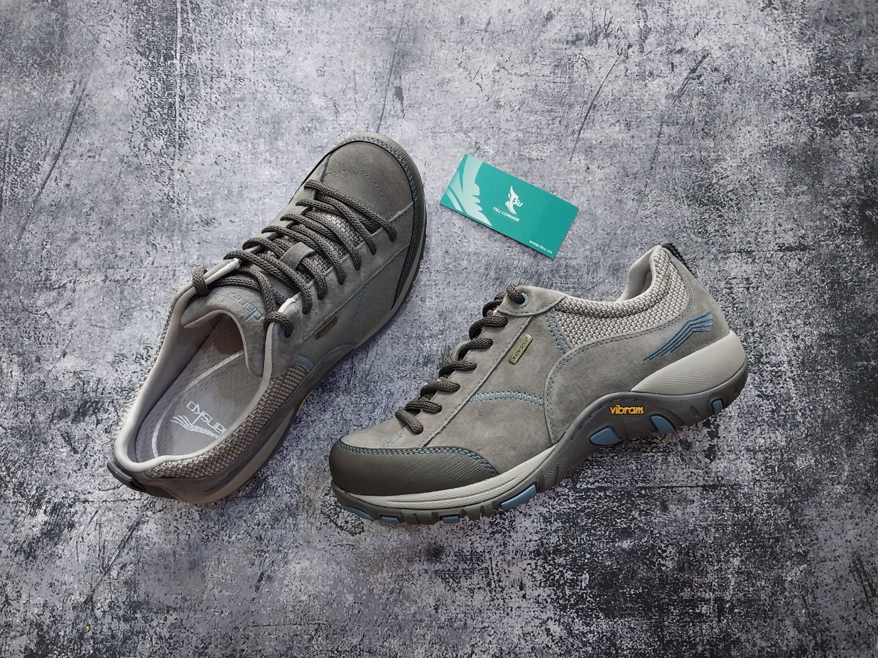 Giày da Dansko US leather - Grey