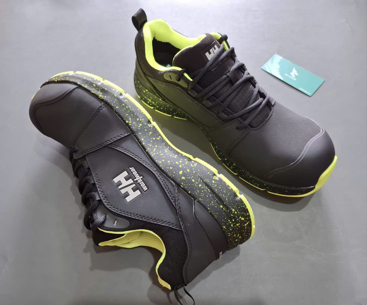 Giày bảo hộ H.E.L.L.Y H.A.N.S.E.N composite toe - Black Green