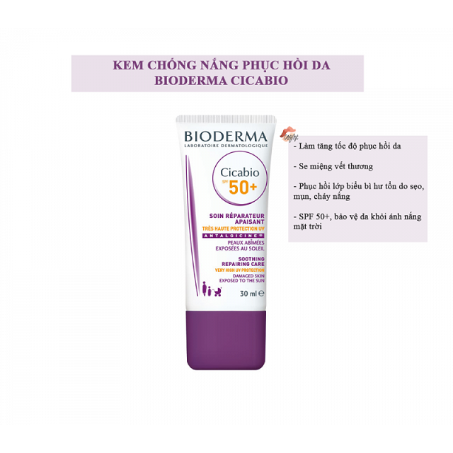 kem chống nắng Bioderma Cicabio Spf 50+ có tốt không