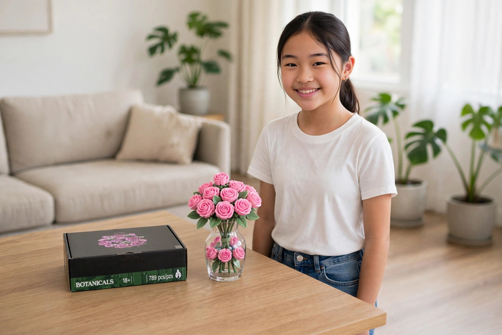 Bó Hoa Hồng Hồng (Pink Roses)