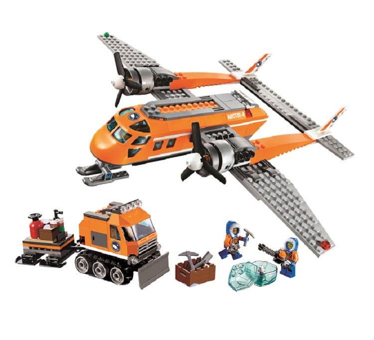 Lắp ráp Lego uban đội cứu hộ bắc cực 391 miếng ghép - Bela 10441