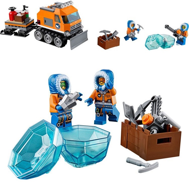 Lắp ráp Lego uban đội cứu hộ bắc cực 391 miếng ghép - Bela 10441