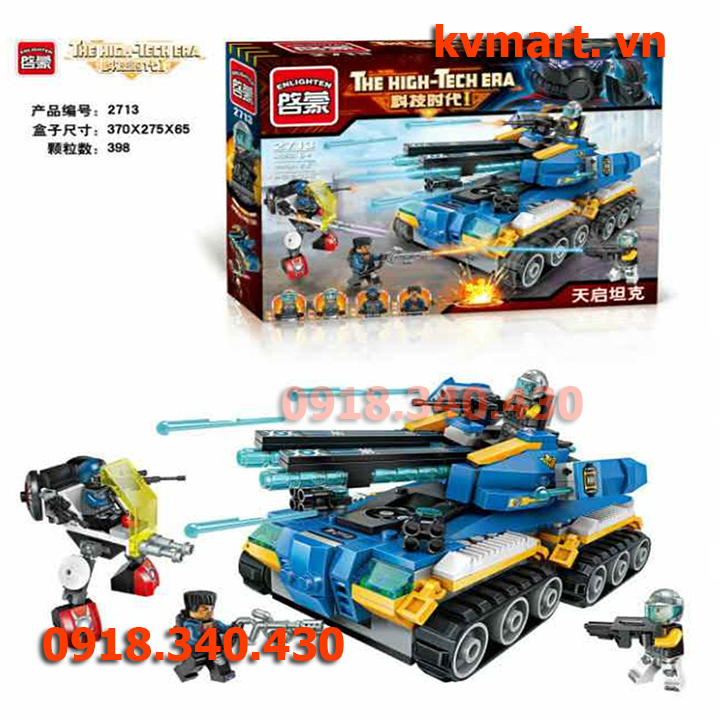 Đồ chơi Lego xe tăng - enlighten 2713