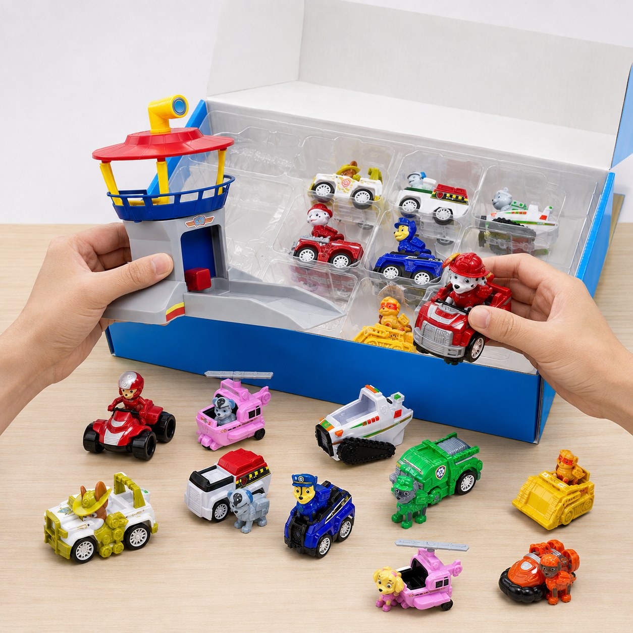 Bộ Đồ Chơi Chó Cứu Hộ Kèm Tháp Quan Sát & Bệ Phóng Xe – Dog Special Brave Heroes