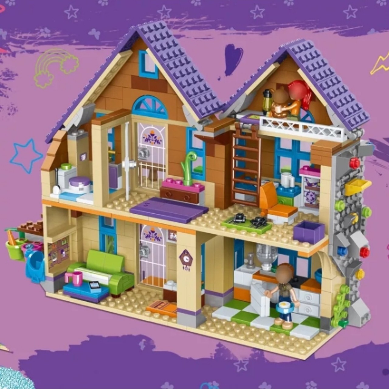 Đồ chơi Lego Friends ngôi nhà của Mia 796 chi tiết - No3020