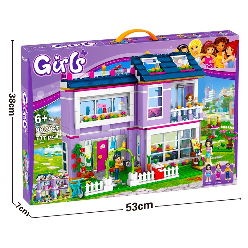 Đồ chơi Lego Friends Biệt thự của EMMA 737 chi tiết - No3067