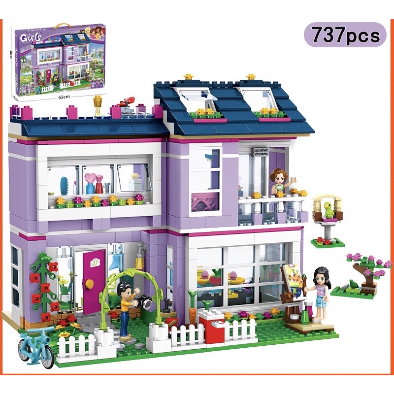 Đồ chơi Lego Friends Biệt thự của EMMA 737 chi tiết - No3067