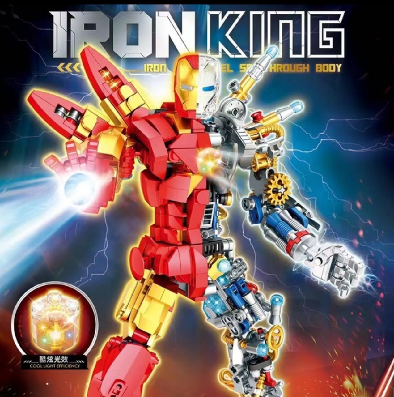 Đồ chơi lắp ráp Lego anh hùng người máy Ironman 935 chi tiết - N06069