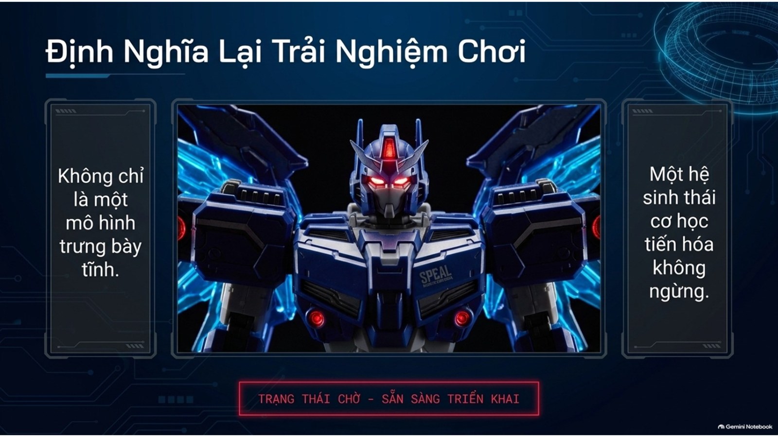 Đồ chơi lego Robot Từ Tính CONGHUINAOGUA Xanh Tím - 6220