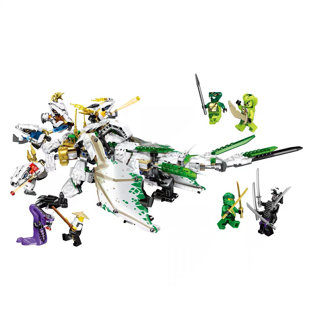 Đồ chơi lắp ráp lego Ninjago Rồng bốn đầu 989 chi tiết -  82201