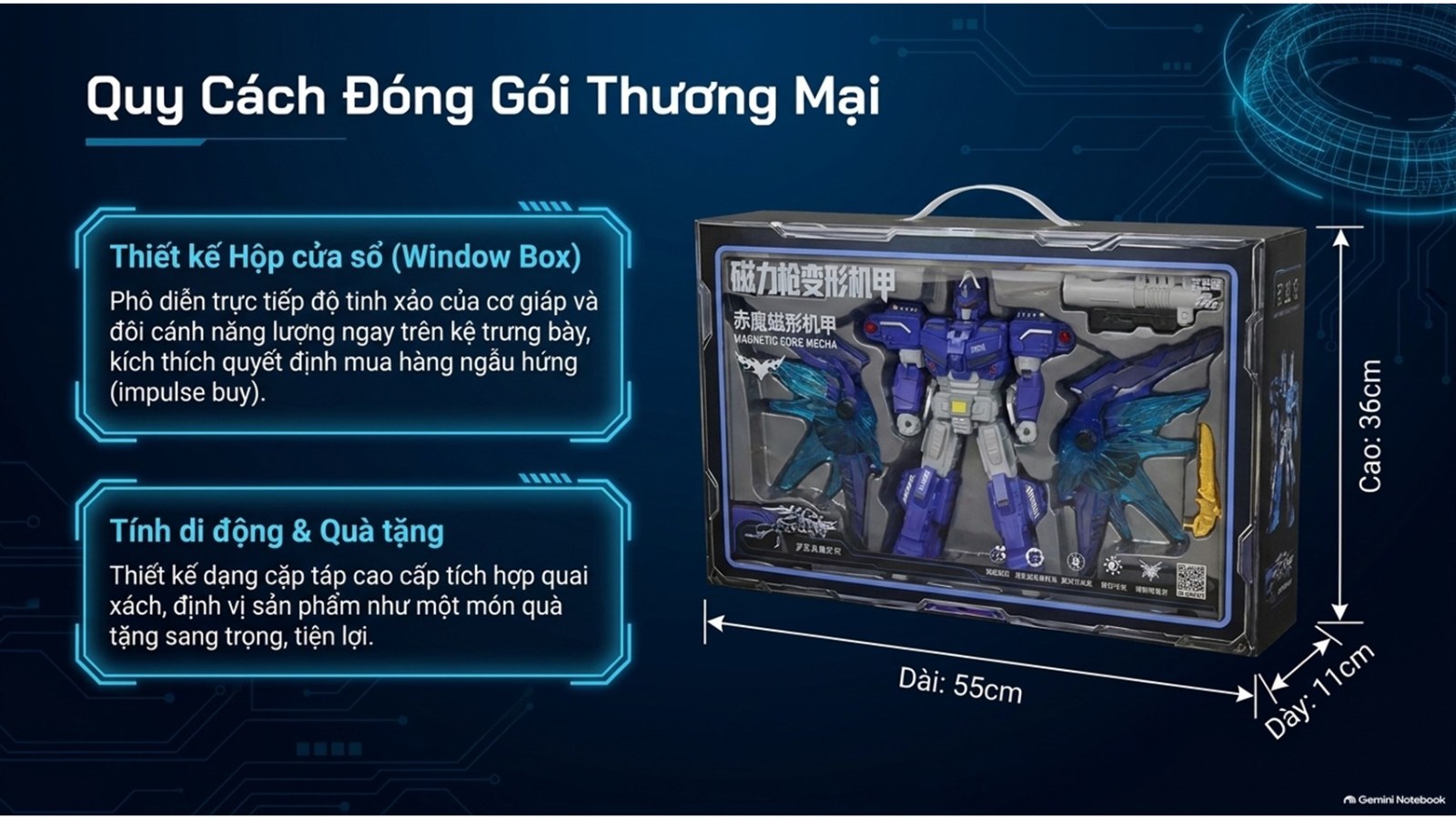 Đồ chơi lego Robot Từ Tính CONGHUINAOGUA Xanh Tím - 6220 - ảnh 2
