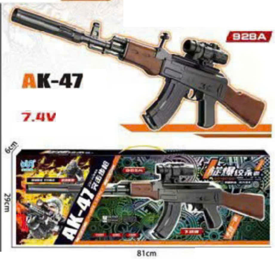 Đồ chơi A.K_47 phun thạch nở liên thanh - 928A