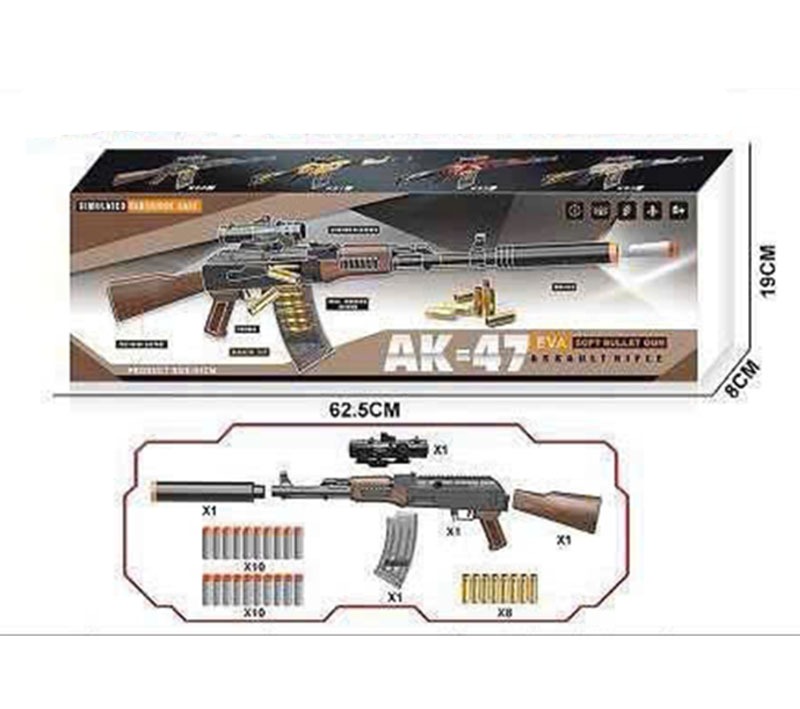 Đồ Chơi AK-47 K50: Mô Hình Đạn Xốp An Toàn