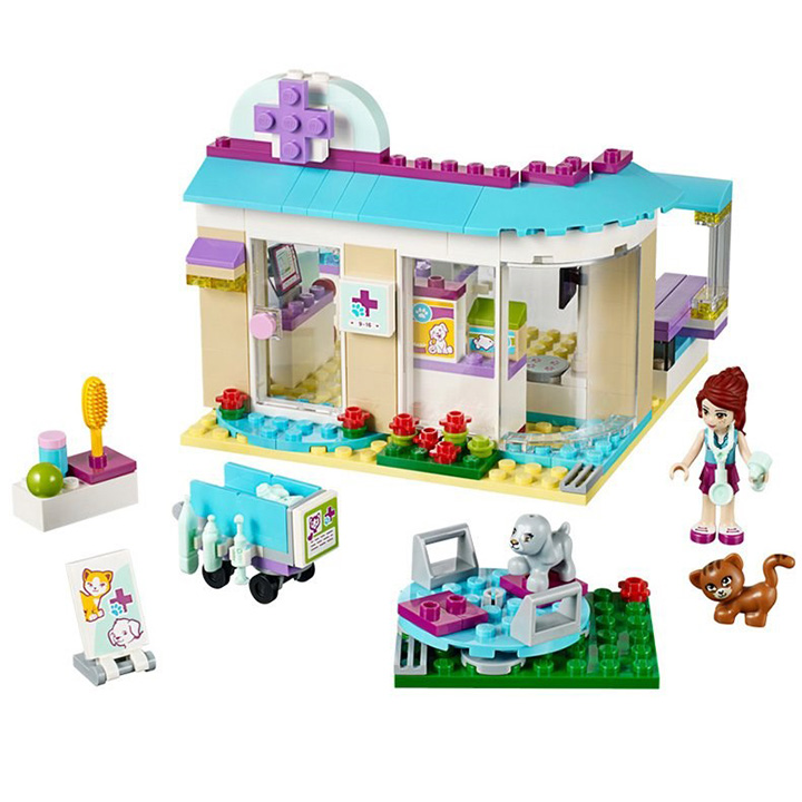 Lego Friends phòng khám ý tế - bela 10537