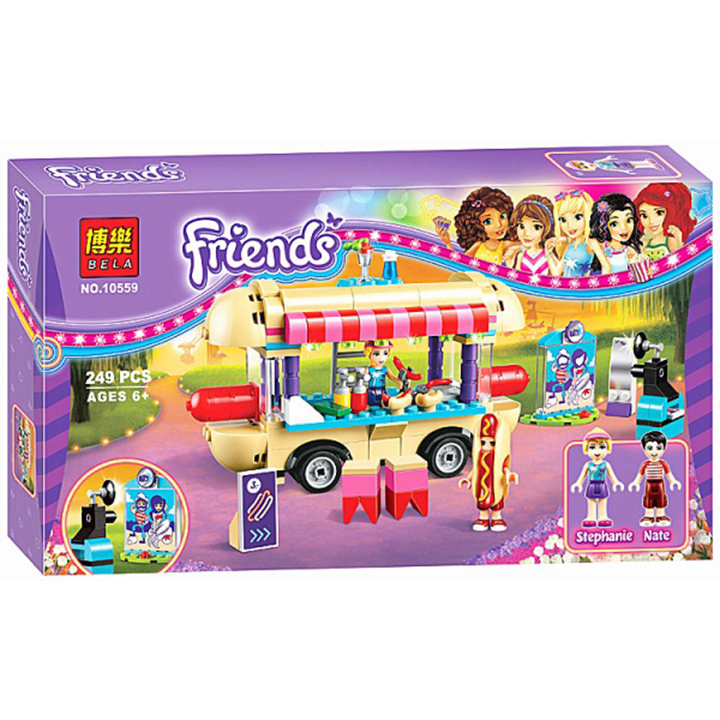 Lego Friend Xe Bán Đồ Ăn Nhanh - Bela 10559