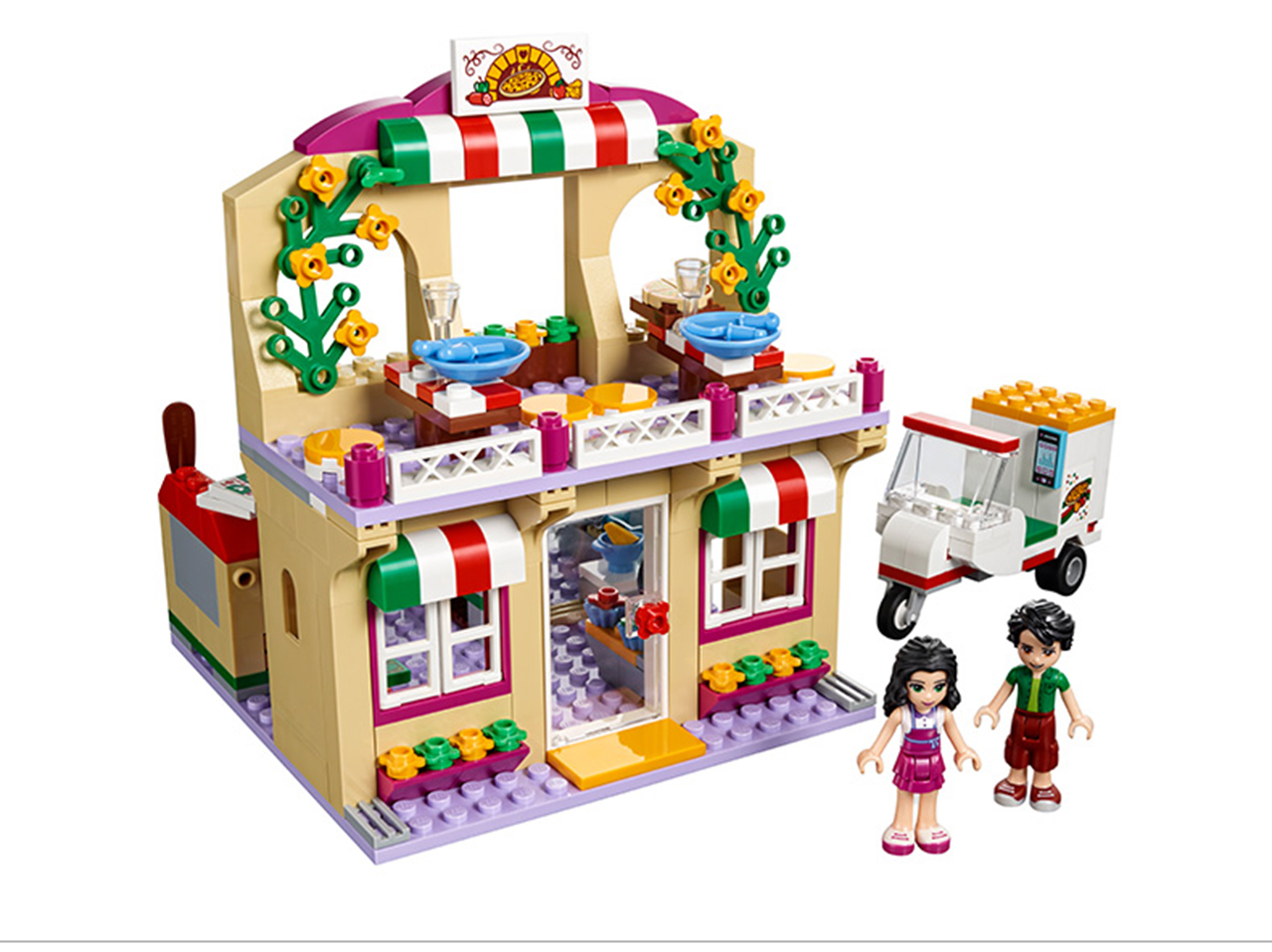 Đồ chơi Lego Friends Tiệm Bánh Pizza Heartlake 310 chi tiết - BELA 10609