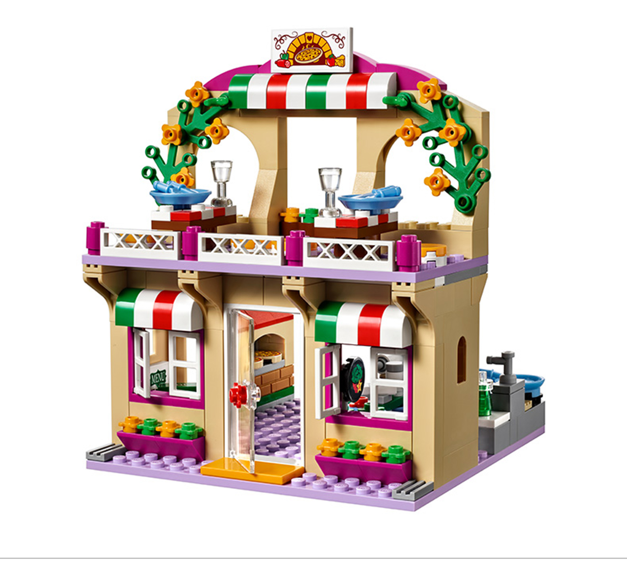 Đồ chơi Lego Friends Tiệm Bánh Pizza Heartlake 310 chi tiết - BELA 10609