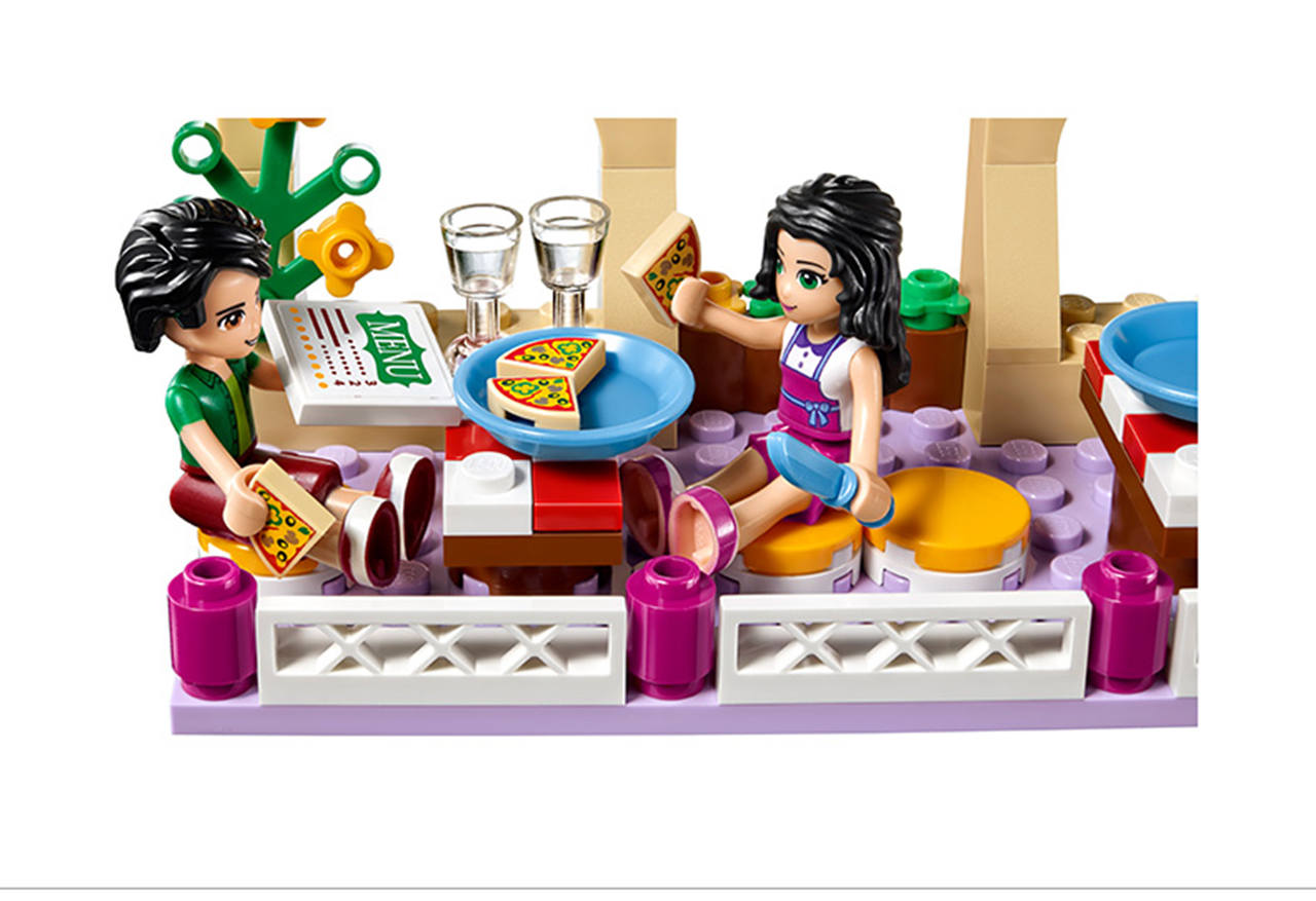 Đồ chơi Lego Friends Tiệm Bánh Pizza Heartlake 310 chi tiết - BELA 10609