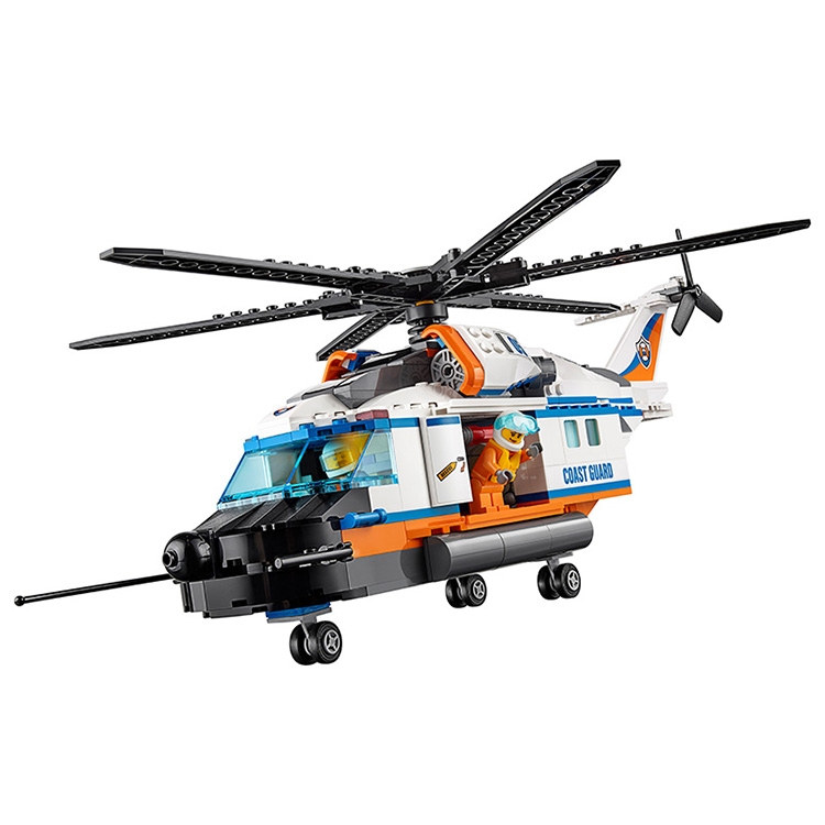 Lắp ráp Lego City máy bay cứu hộ 439 miếng ghép - Bela 10754