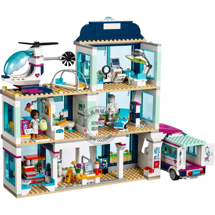 Đồ chơi Lego Friends Bệnh viện Công viên trái tim 887 chi tiết - BELA 10761