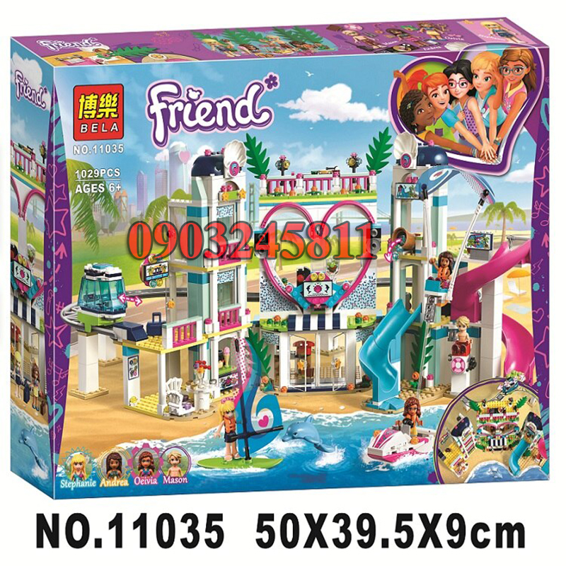 Đồ chơi Lego Friends Công viên nước Heartlake 1029 chi tiết - BELA 11035