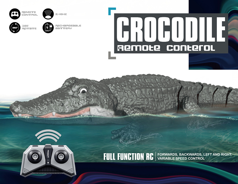 Đồ chơi cá sấu điều khiển từ xa bơi dưới nước - T13