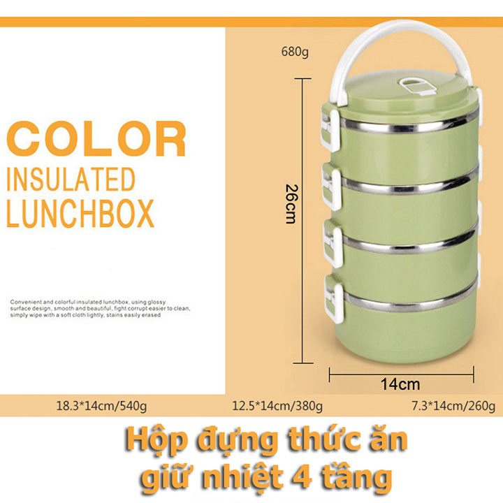 Cặp lồng cơm lúa mạch