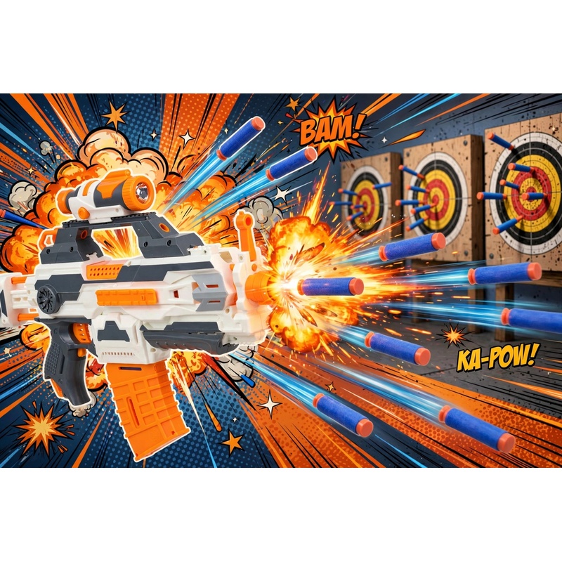 Đồ Chơi Phóng Thanh Xốp Mềm Blaster Flame War Soul - SB206